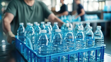 The Crate of Water Bottles