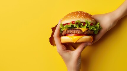 Sticker - The Cheeseburger in Hand