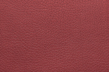 Wall Mural - Natural, genuine red leather texture, structure of glossy leatherette macro background