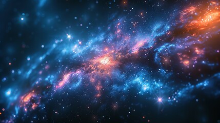 Wall Mural - Galactic Whispers: Midnight Chronicles