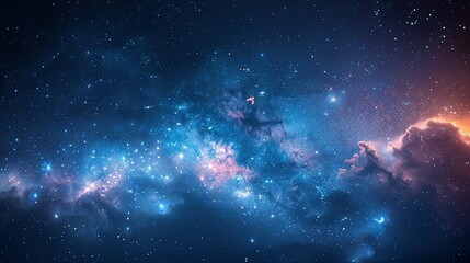 Wall Mural - Galactic Whispers: Midnight Chronicles