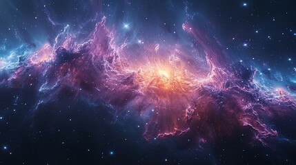 Wall Mural - Astral Reverie: Enchantments of the Cosmos
