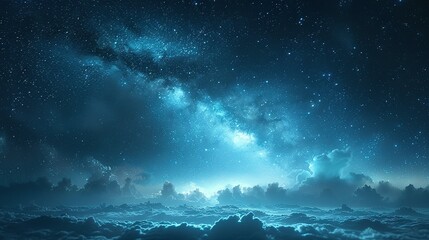 Wall Mural - Stardust Odyssey: Voyage Through the Night
