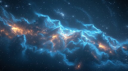 Wall Mural - Stardust Odyssey: Voyage Through the Night