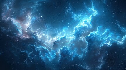 Wall Mural - Moonlit Mirage: Secrets of the Stellar Canvas