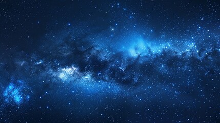 Wall Mural - Gorgeous Milky Way Galaxy Image Element