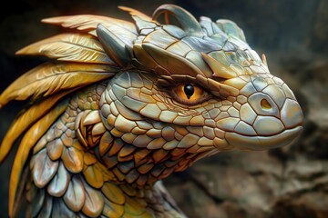 Poster - Dragon close-up