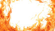© Gomez - flames border in withe background