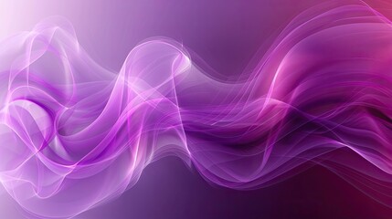 Wall Mural - A purple wave with a purple background