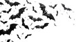 © Milena - Halloween bat and bats on transparent background
