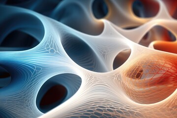 Aufkleber - a planet in the middle of a dark space, background representing the concept of entropy in thermodynamics