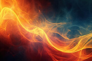 Leinwandbilder - a blue and pink smoke background with a black background, background representing the concept of entropy in thermodynamics