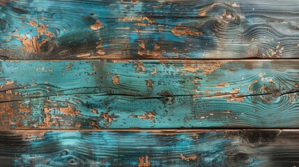 Canvas Print - Aged wooden surface with texture and color tint