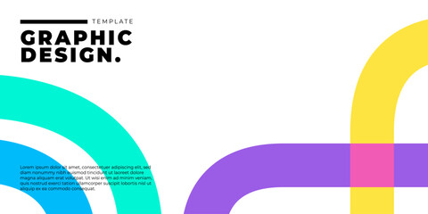 flat design geometric shapes background vector, Dynamic shapes composition