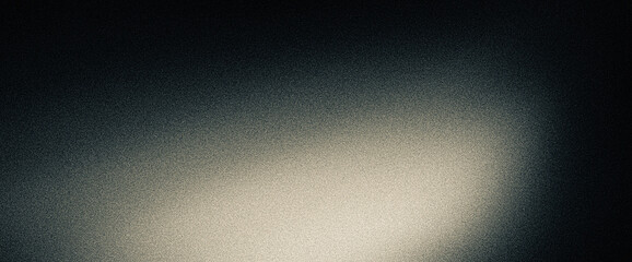 Wall Mural - grainy gradient background, duotone dark to light noise texture banner backdrop poster header cover 