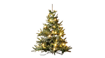 Christmas tree on a transparent background