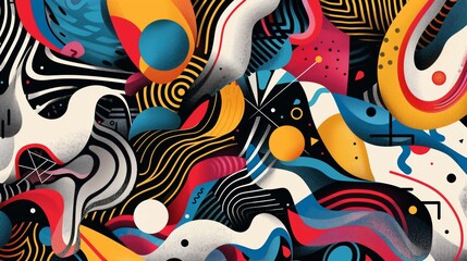 Poster - Line-themed artwork with bold, dynamic designs captures movement and energy, making each piece engaging.