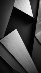 Fototapete - Exploring Symmetry and Angularity in Contemporary Abstract Geometric Art