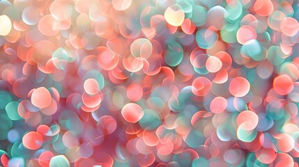 Sticker - A colorful background with many small circles