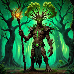 tree monster in the forest