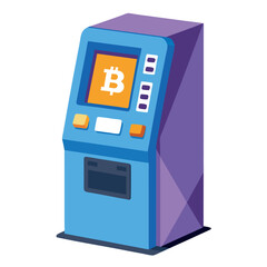 Poster -  ATM machine in a white setting