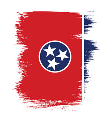 Wall Mural - Flag of the state of Tennessee. The United States of America