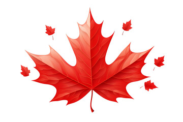 Wall Mural - maple leaf png image with transparent background for seasonal designs, nature illustrations, and aut