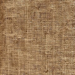 Wall Mural - Brown Rustic Woven Burlap Texture Background