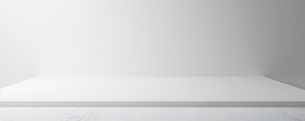Wall Mural - Plain white simple interior architecture background Generative Ai