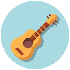 Wall Mural - Ukulele Icon