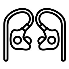 Sticker - Ear Monitors Icon