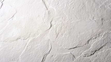 Poster - Elegant white cement wall texture for background. Minimalist design with empty space.