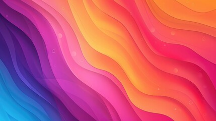 Poster - Dynamic colorful gradient background design for various media