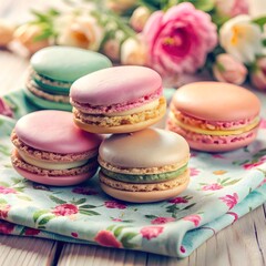 Poster - macarons