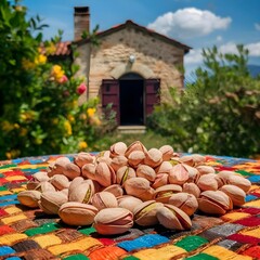 Wall Mural - nuts and dried fruit