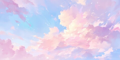 Sticker - Dreamy Pastel Sky