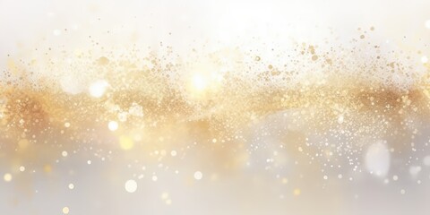 Wall Mural - Abstract Golden Glitter Background, Abstract Golden Bokeh Background