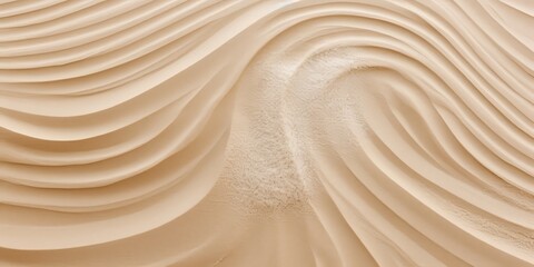 Poster - Abstract Beige Waves