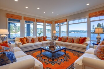 Wall Mural - Pure lighting with large window design inspiration ideas