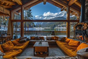 Wall Mural - Pure lighting with large window design inspiration ideas