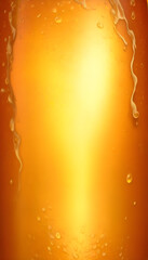 Simple beer liquid background with fresh bubbles and foam Bar and pub celebration phone wallpaper 9:16