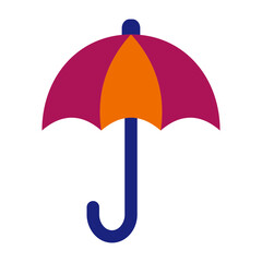 Sticker - Umbrella Flat icon