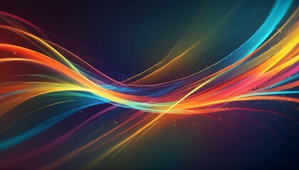 Wall Mural - Blurry bright background abstraction with coloured lines