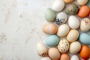 Wall Mural - Eggs photo on white isolated background 