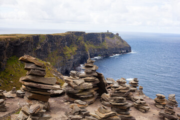 Sticker - cliffs of moher country view