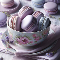 Canvas Print - macarons