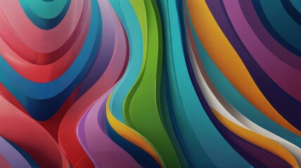 Canvas Print - abstract colorful background