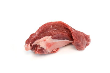 Sticker - Fresh raw beef isolated on white