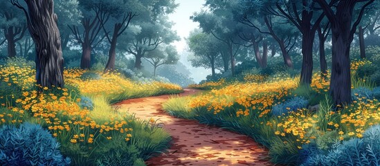 Sticker - Serene Forest Path