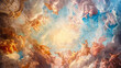© Kara - Painted ceiling with the image of angels in heaven